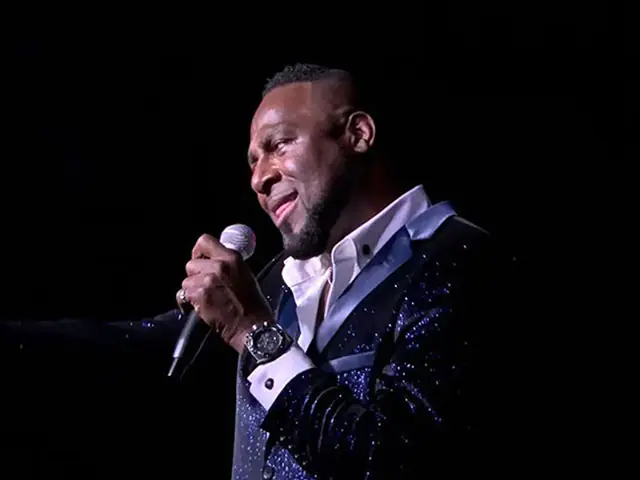 Fil Straughan as Luther Vandross Rewind Spain act 26th February 2026